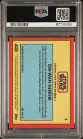 2024 Topps Star Wars Throwback Thursday Obi-Wan Kenobi #4 PSA 10